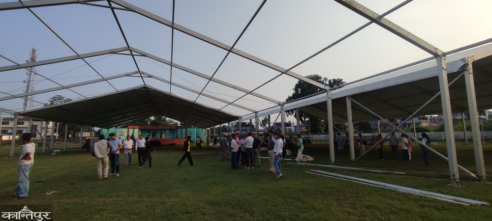 RSP General Convention: 'German Hangar' preparing for the opening ceremony