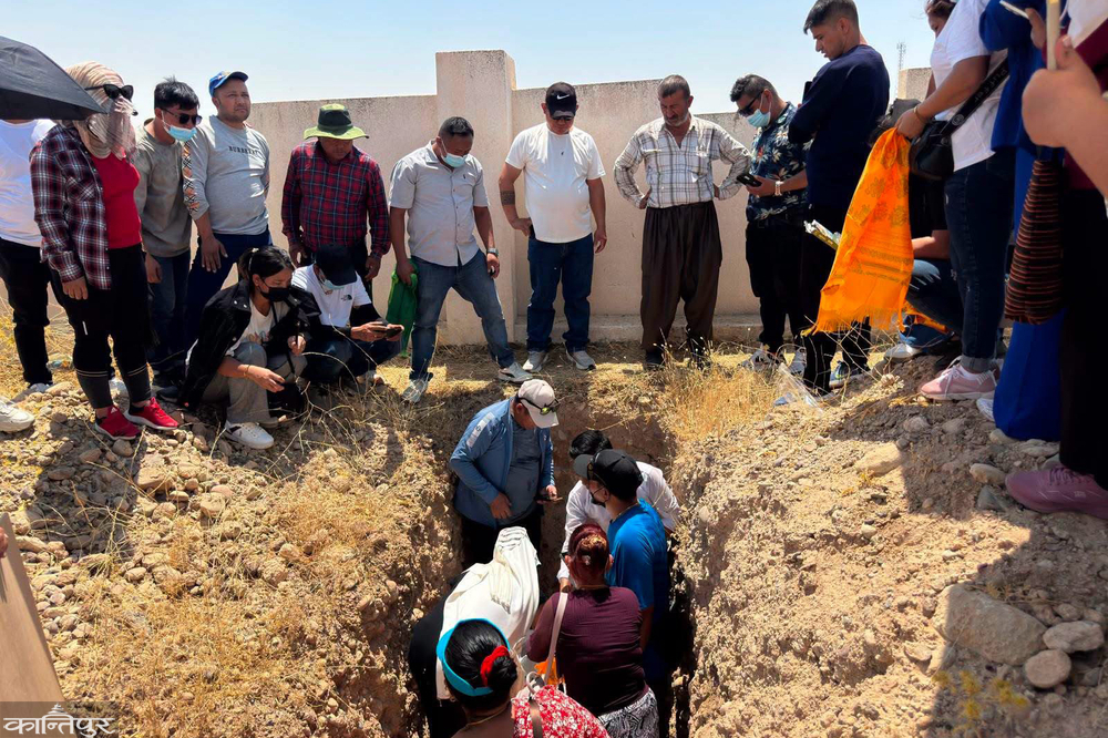 Bodies of Nepali workers are being buried in Iraqi soil