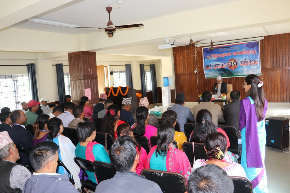Local level village and municipal assemblies: From language teaching to climate-friendly agricultural technology