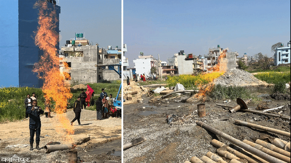 टीकाथलीमा निस्कियो ग्यास, के पाइपबाट घरघरमा पुर्‍याउन सम्भव छ ?