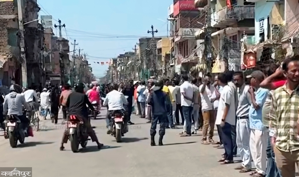वीरगन्ज सडक विस्तारको बिरोधमा स्थानीय आन्दोलित