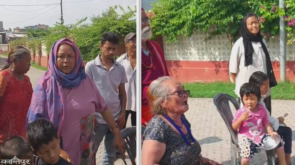 खाना नपाएपछि कीर्तिपुर होल्डिङ सेन्टरमा थाल ठटाएर विरोध