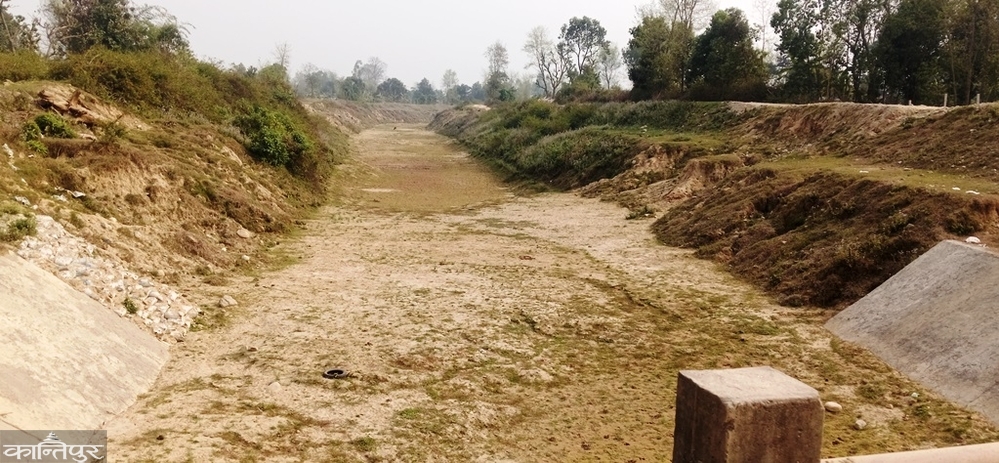 महाकाली सिँचाइको तेस्रो चरणको नहर निर्माण सुस्त, पानी संचालनको अन्योल कायमै