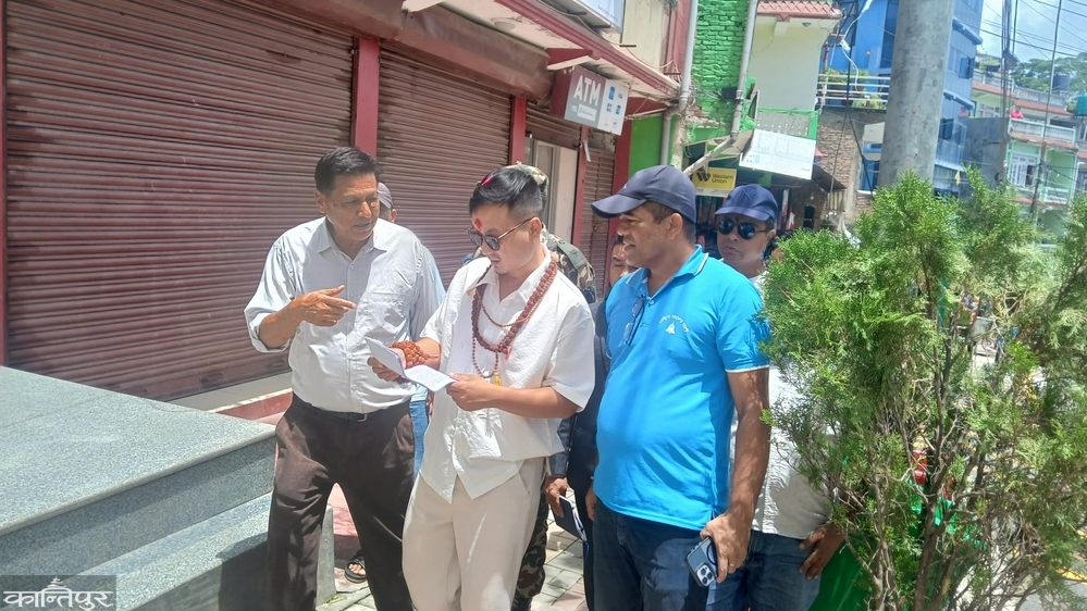 What did Home Minister Sudhan Gurung do in Gorkha for 3 days?