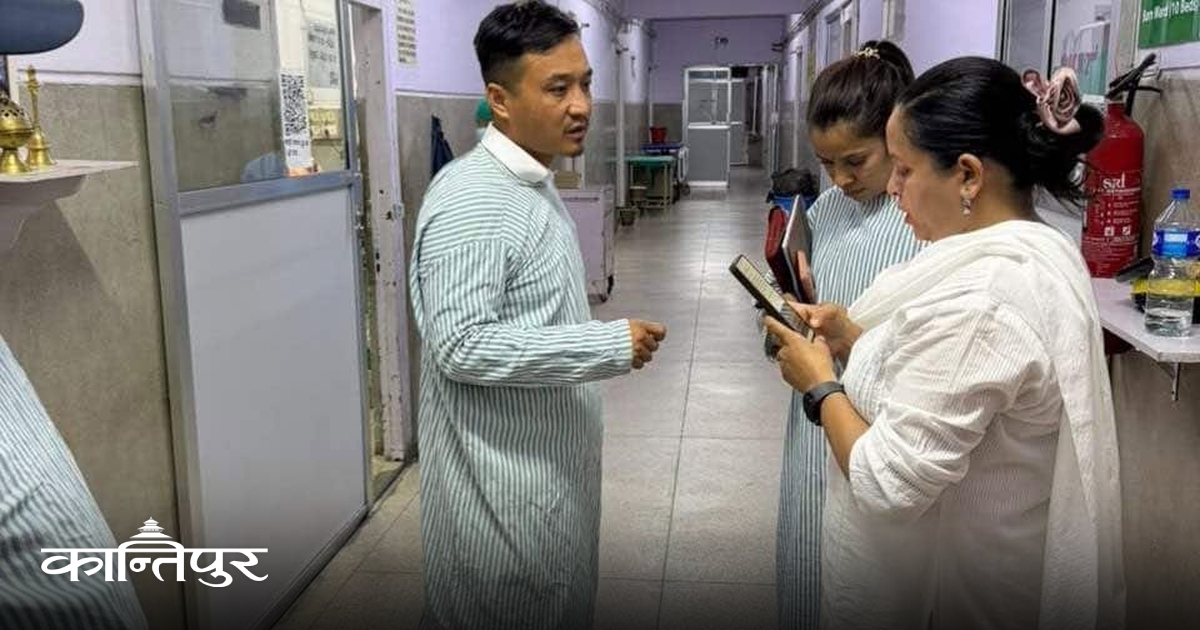 After the health condition of the Nepali patient on a ventilator in the burn ICU ward of Bir Hospital became unstable…
